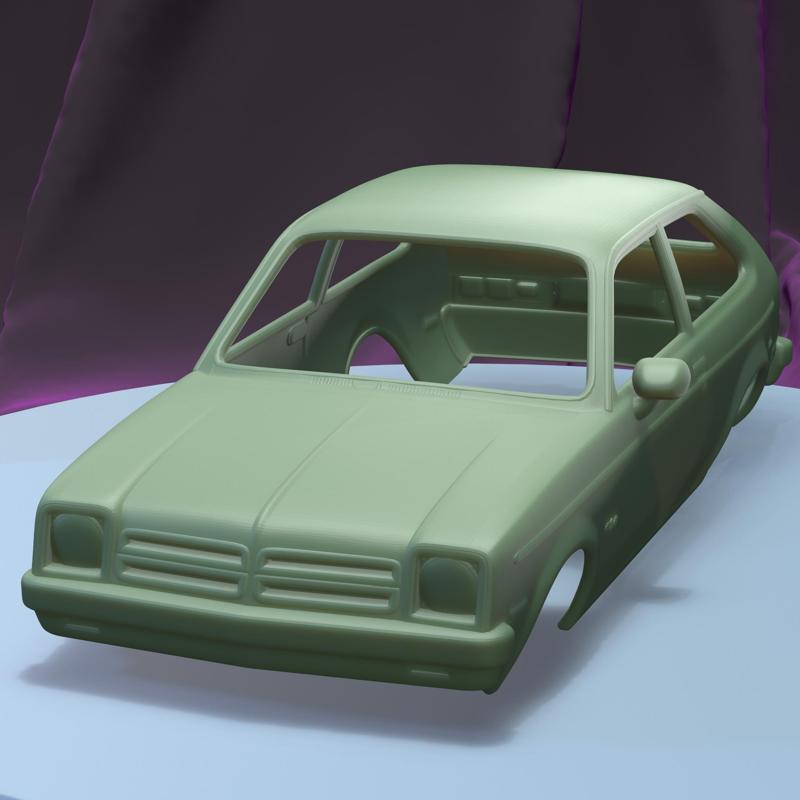CHEVROLET CHEVETTE COUPE 1976 (1/24)  printable car body
