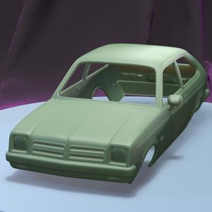 CHEVROLET CHEVETTE COUPE 1976 (1/24)  printable car body