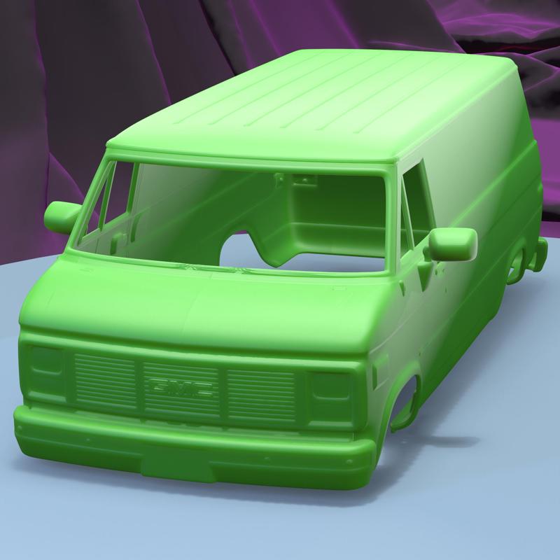 GMC VANDURA G 1500 1983  (1/24) printable car body