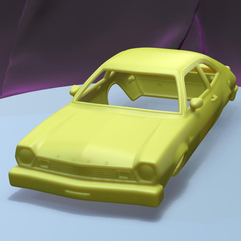 Ford Pinto hatchback 1976  (1/24) printable car body