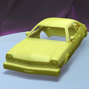 Ford Pinto hatchback 1976  (1/24) printable car body