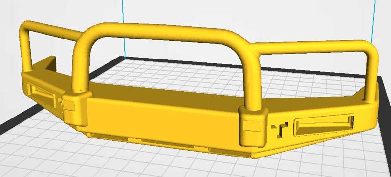 TJM style bullbar 1:10 (high hoop version)