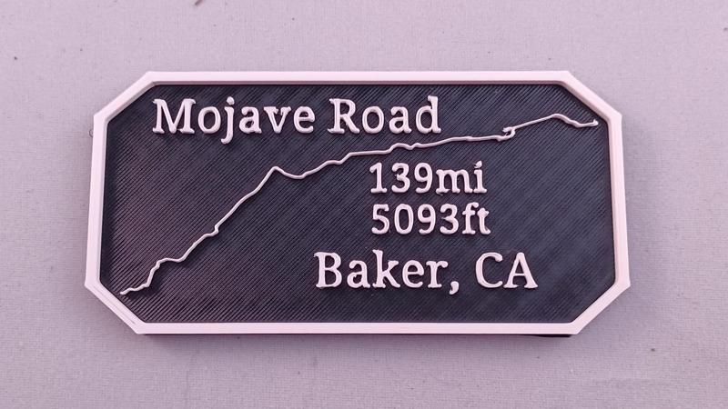 Maverick's Trail Badge Mojave Road Baker California