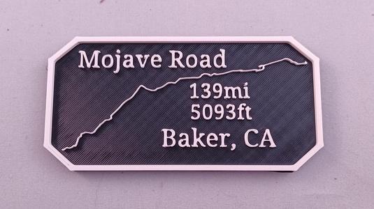 Maverick's Trail Badge Mojave Road Baker California