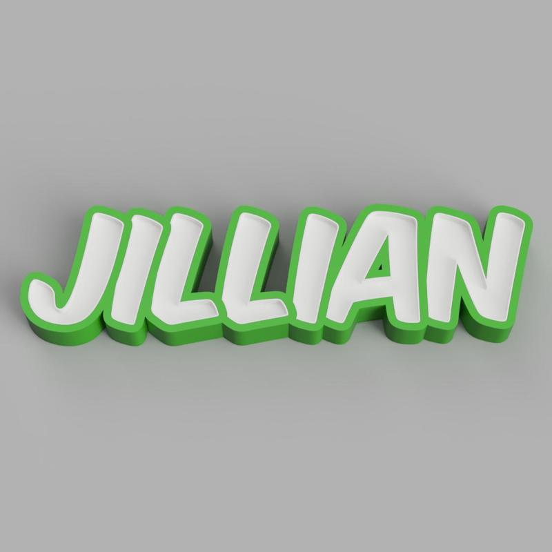NAMELED JILLIAN - LED LAMP WITH NAME