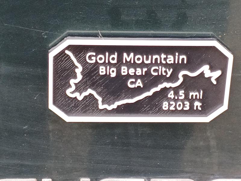 Gold Mountain Maverick's Trail Badge California