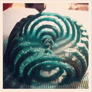 Half Cycloid Spiral Spacecurve