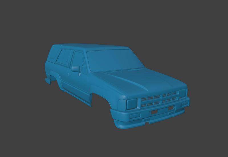 RC BODY 1/10 TOYOTA 4-RUNNER HILUX 3D PRINT STL