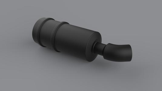 Exhaust muffler for RC truck 1/10 / Muffler for RC truck 1/10 scale