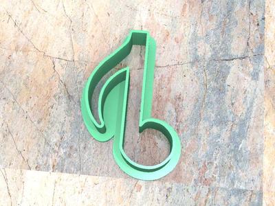 COOKIE CUTTER. COOKIE CUTTER FONDAN DOUGH. Musical notes x3