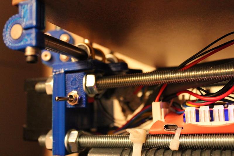 Printrbot Toggle Power Switch Mount
