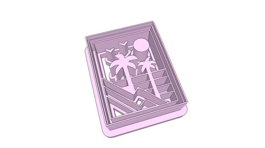 Sand Dunes and Palms Clay Cutter - 25, 30, 35mm