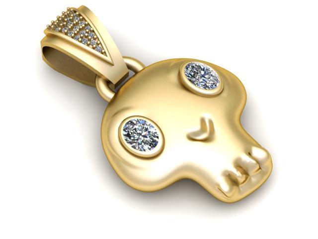 ALIEN FACE 3D PENDANT