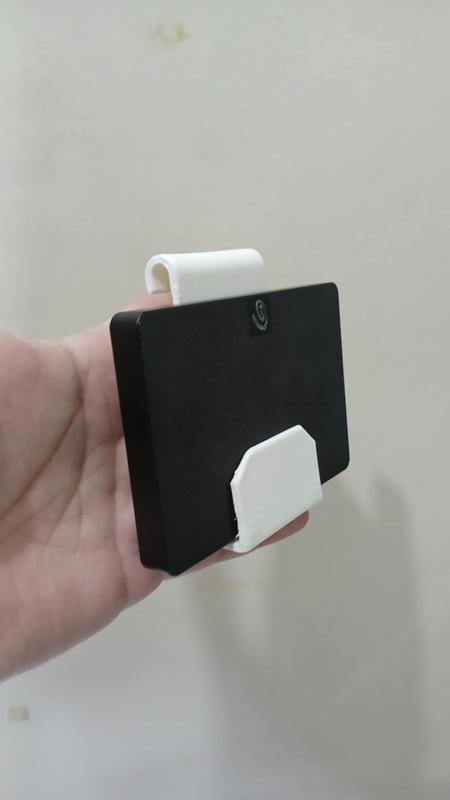 hardd Drive hook for laptop screen rear