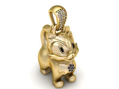 Cute Baby Cat Pendant