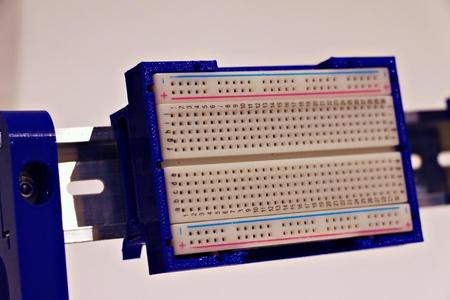 DIN Mount for 1/2 Height Breadboard