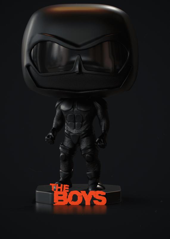 Black Noir The Boys Funko Pop Custom