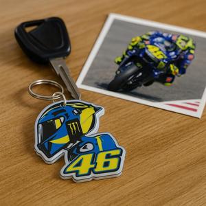 VALENTINO ROSSI YAMAHA KEYCHAIN