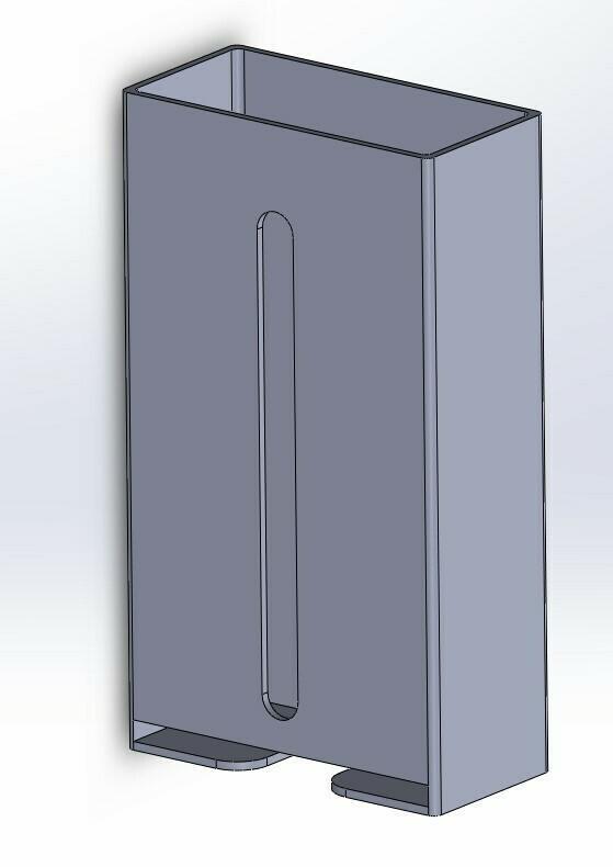 Eyeglass wipe dispenser