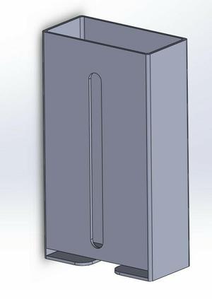 Eyeglass wipe dispenser