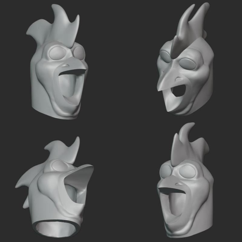 CLUCKIN BELL MASK 3D STL FILE | CLUCKIN BELL MASK DIGITAL FILE