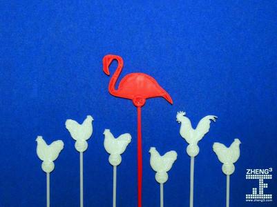 A Flamingo Among Chickens
