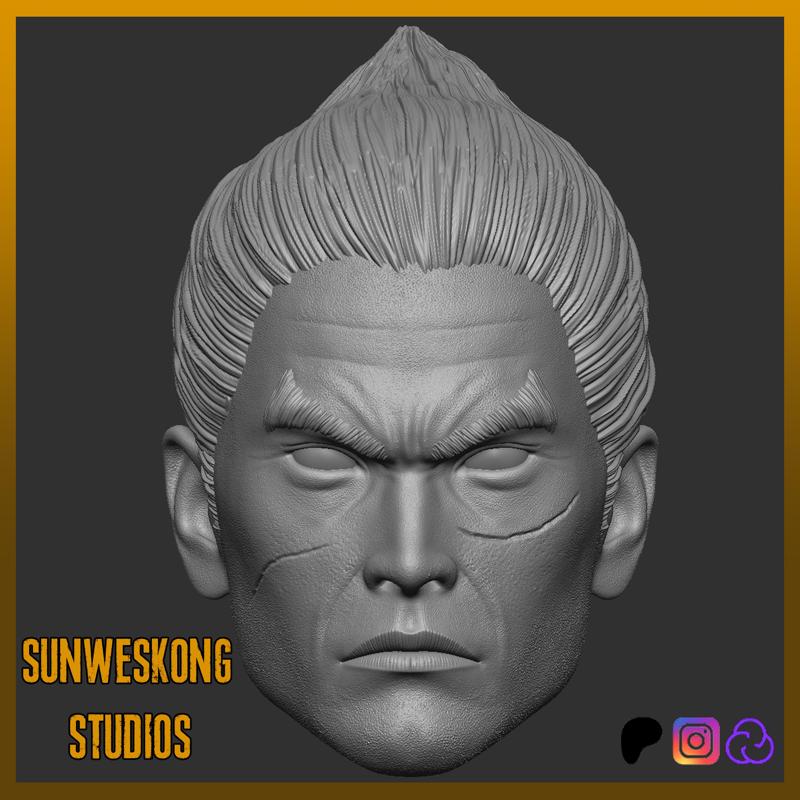 Kazuya Mishima Tekken Headsculpt