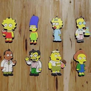 PACK 8 KEYCHAIN KEYRINGS / KEYCHAIN The Simpsons: LISA & THE BRIGHT MINDS (STL & 3MF)