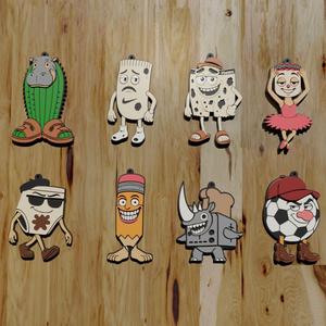 PACK 8 KEYCHAIN / KEYCHAIN / BRAINROT ITALIANO #10- IA ITALIAN ANIMALS (STL AND 3MF)