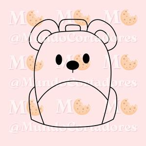 COOKIE BAG TEDDY BEAR CUTTER AND STAMP - CUTTER COOKIE BAG TEDDY