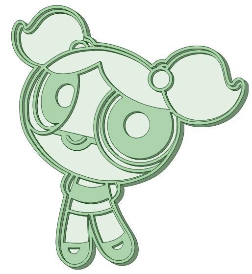 Bubble cookie cutter