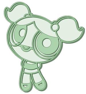 Bubble cookie cutter