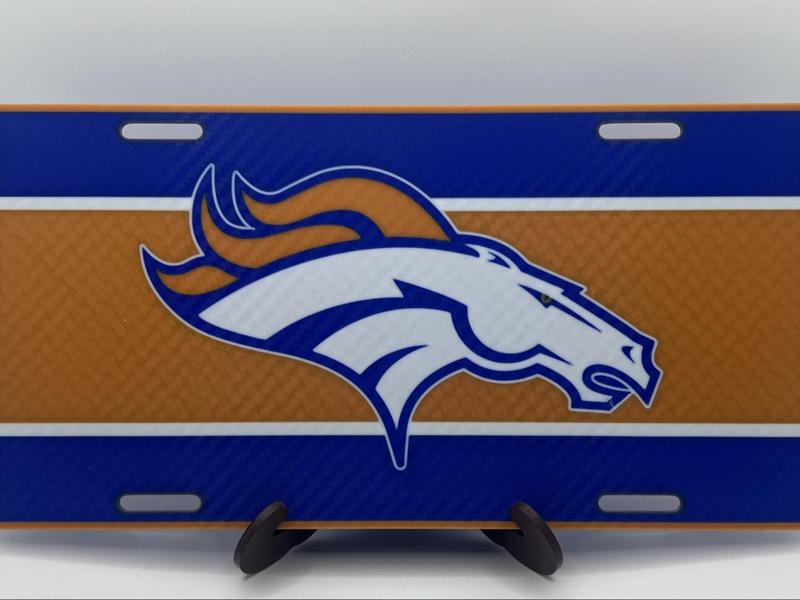 NFL Team License Plate - Denver Broncos
