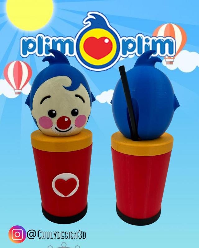 Milkshake Clown Glass PLIM PLIM PLIM