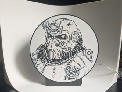 Fallout Power Armor Light Box