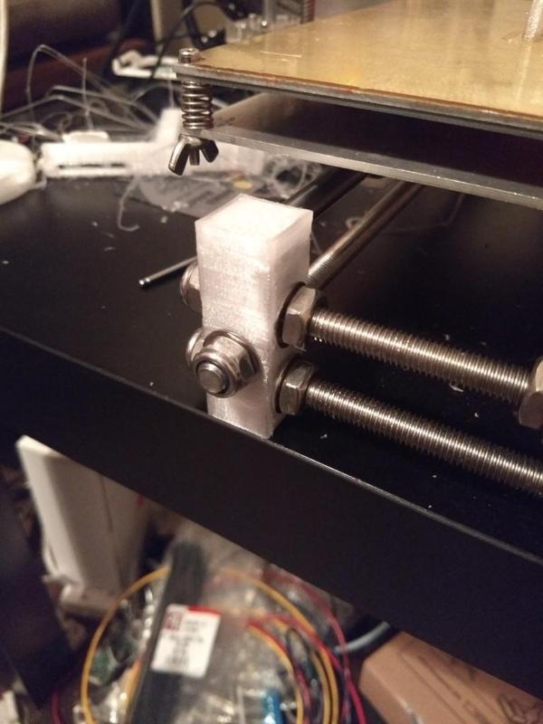 Prusa i3 Bed Slider Corner Piece