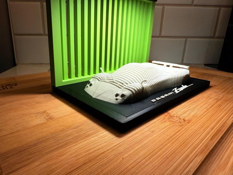 Pagani Zonda - Layered Car Art