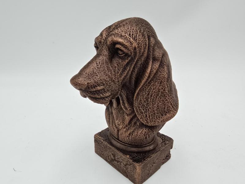 BASSET HOUND BUST