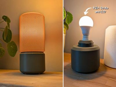 Simple Lamp with Basket Structure for IKEA Strala