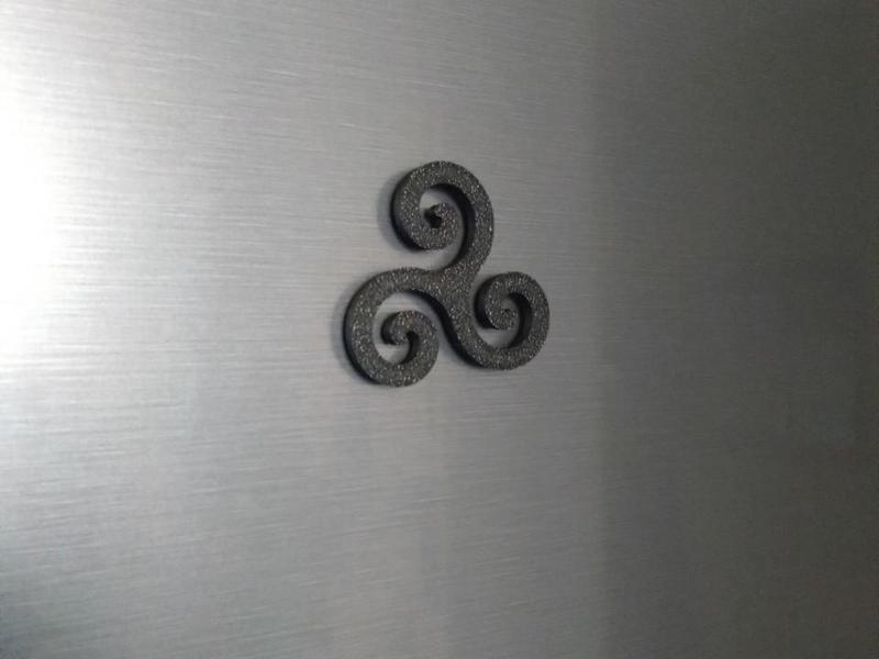 Celtic Triskelion Fridge Magnet