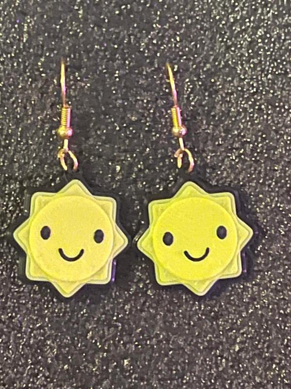 Cute Sun Earrings 