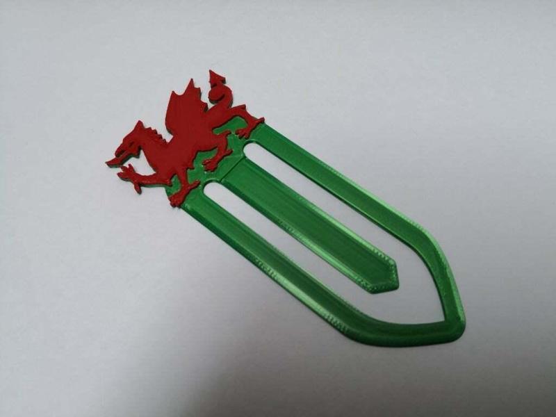 Welsh Dragon Bookmark