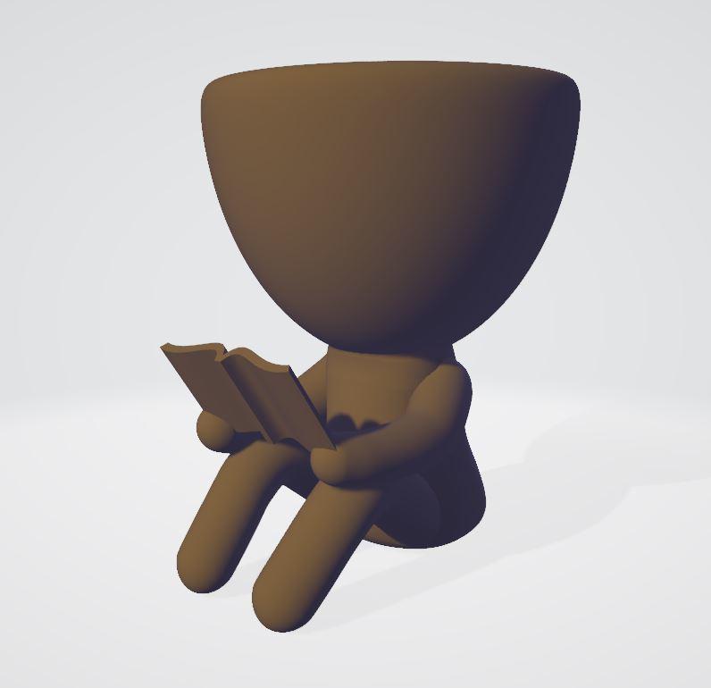 Pedro-Plant With Book