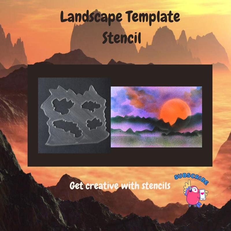 Landscape Template Stencil