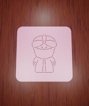 Stencil Reyes Magos "Baltazar #1".