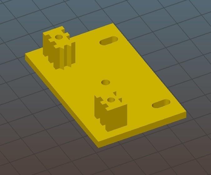 RepRap Prusa i3 Wilson Simple Y-axis Belt Holder
