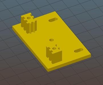RepRap Prusa i3 Wilson Simple Y-axis Belt Holder