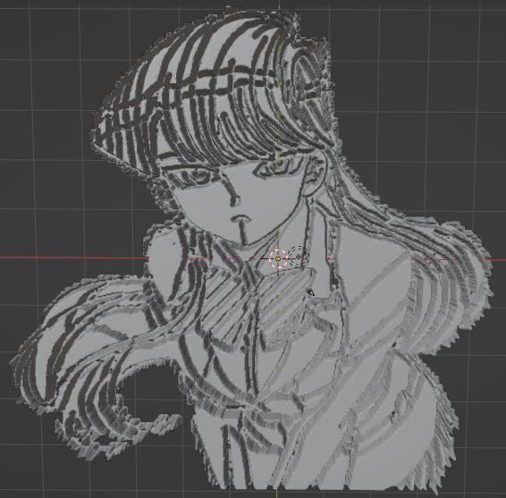 Shouko Komi Stencil (Komi Can't Communicate)