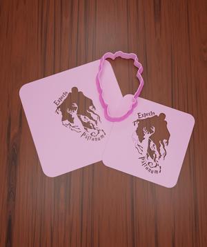 Stencil + Cutter Harry Potter #10 "Expecto Patronum".