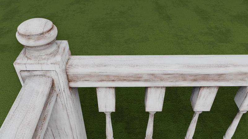 Matte Painted Banister